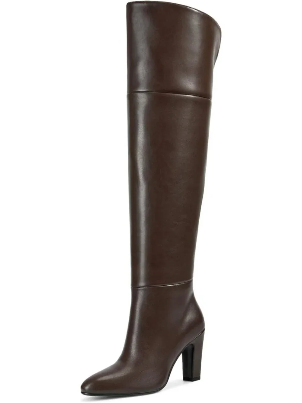 Stylish Thigh High Wide Calf Boots for Women | Chunky Heel Over Knee Fashion
